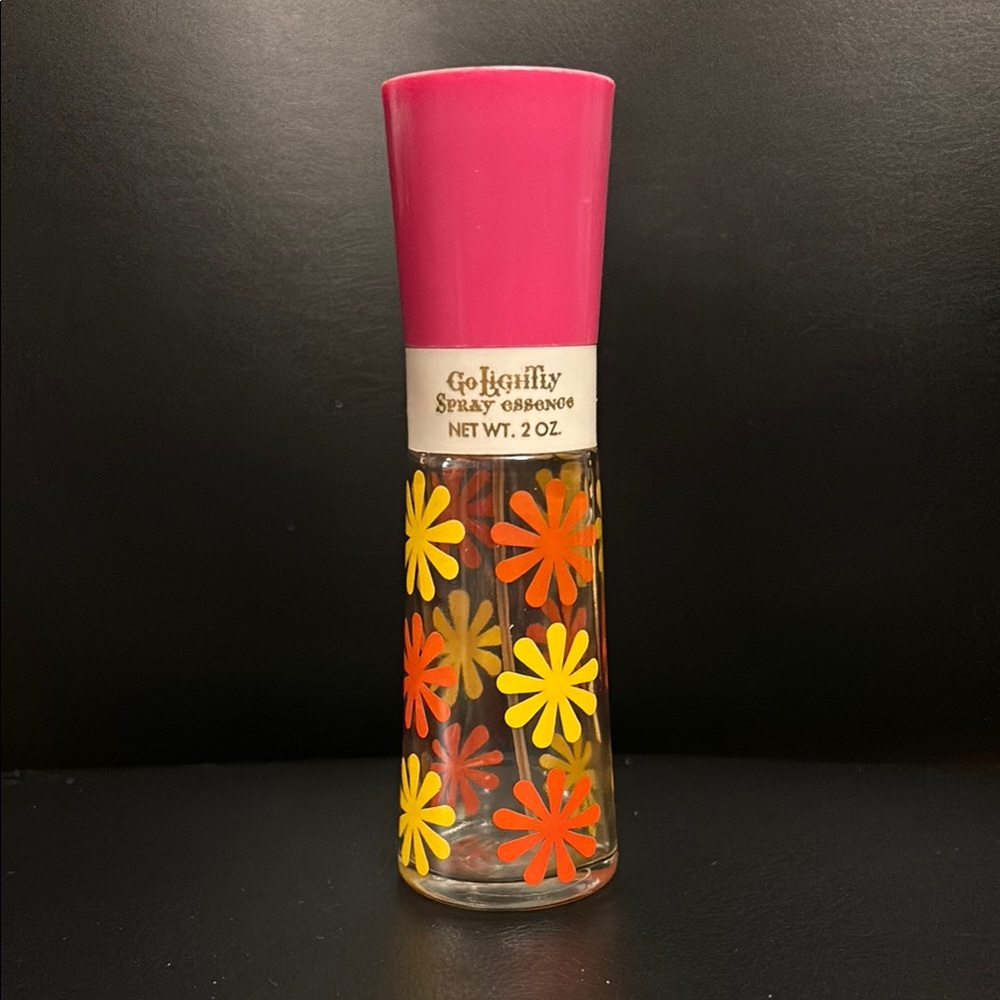Golightly Cologne Bottle EMPTY- Floral Decor Vanity Tray- Perfume Collection